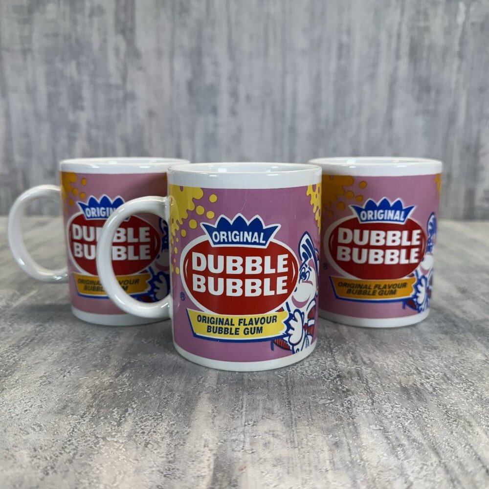 VINTAGE UNIQUE 10 oz Dubble Bubble Mug AMERICA'S ORIGINAL Bubble Gum